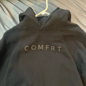 Men COMFRT Black Hoodie Medium